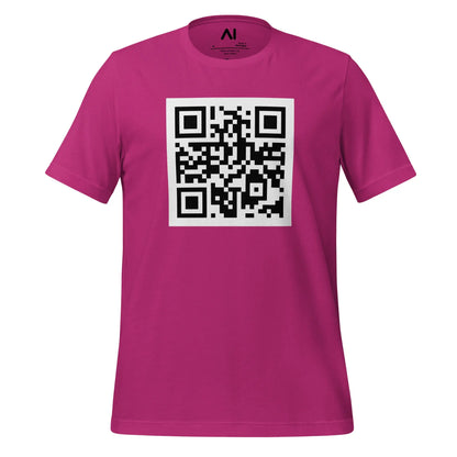 OpenAI QR Code T-Shirt (unisex) - Berry / M