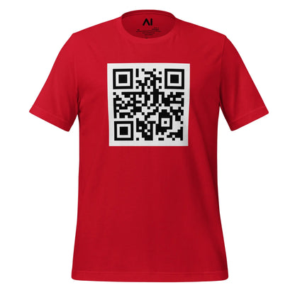 OpenAI QR Code T-Shirt (unisex) - Red / M