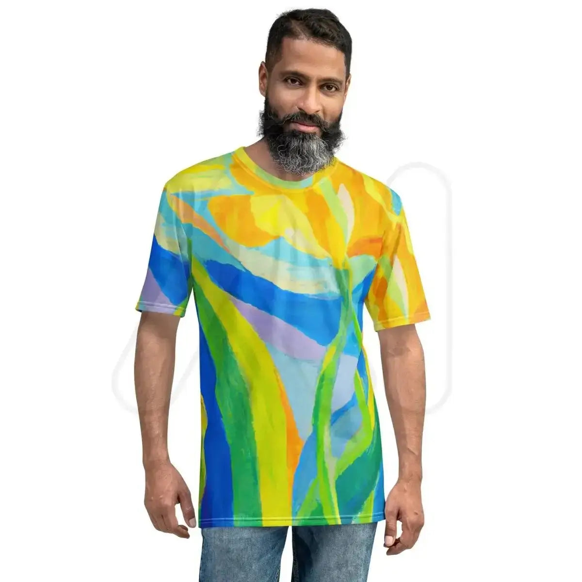 OpenAI Research Floral Painting T-shirt (men)