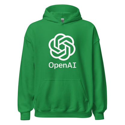 OpenAI Stacked Logo Hoodie (unisex) - AI Store