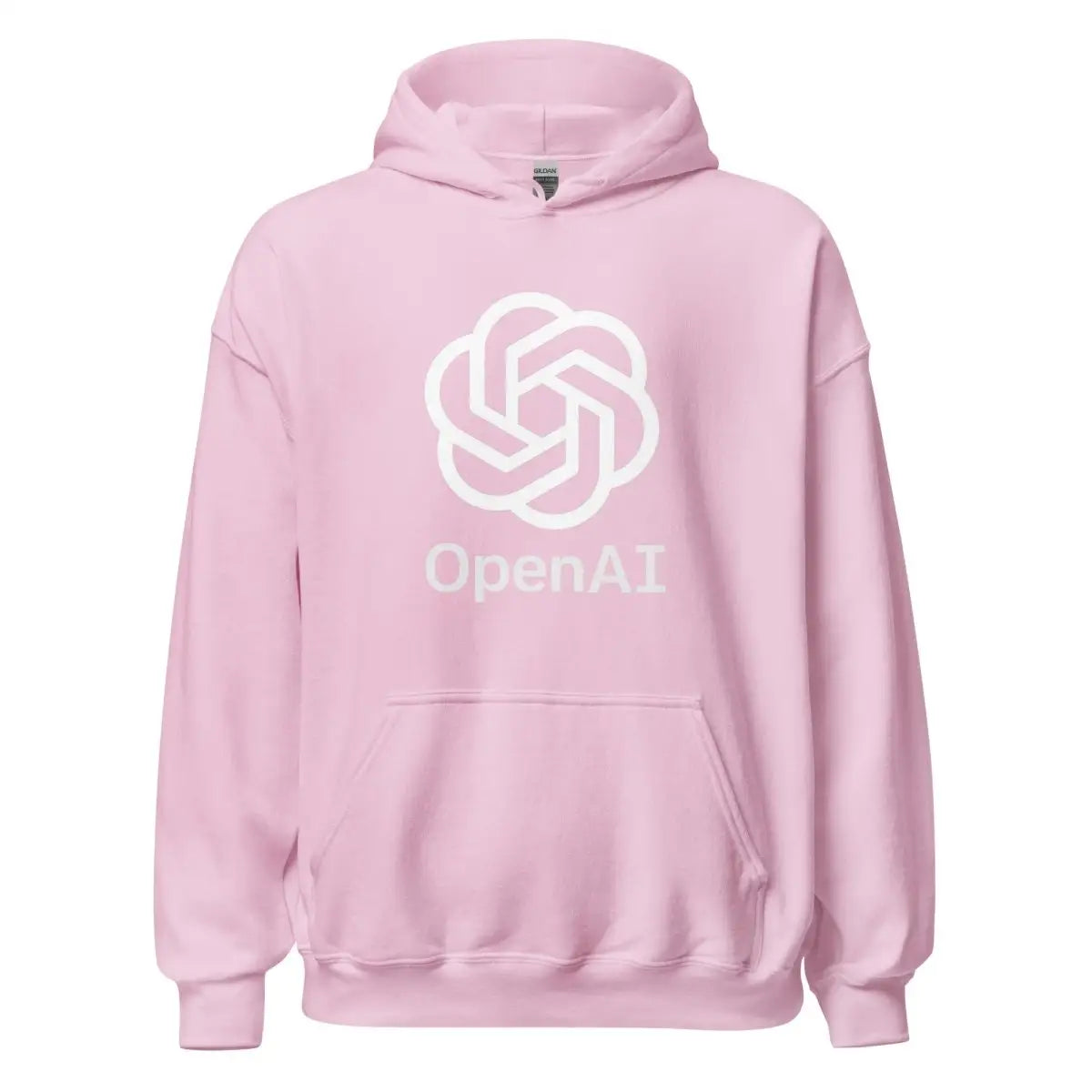 OpenAI Stacked Logo Hoodie (unisex) - Light Pink / M