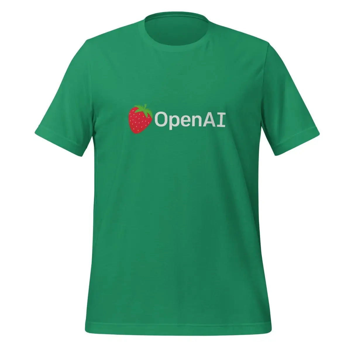 OpenAI Strawberry Logo T-Shirt (unisex) - Kelly / M