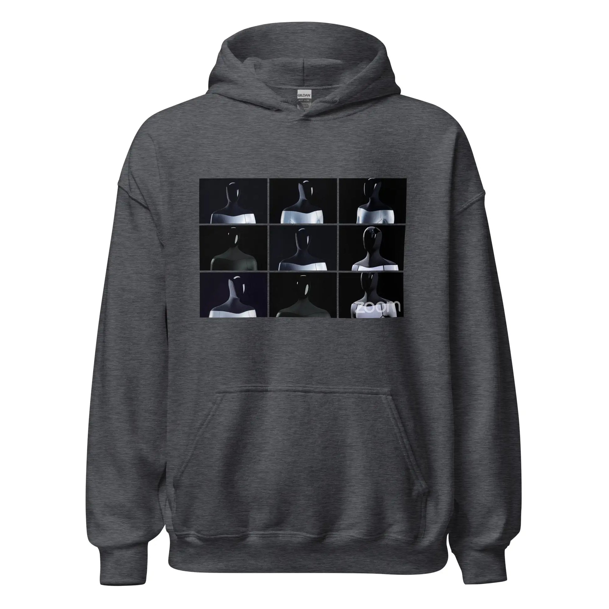 Optimus Zoom Call Hoodie (unisex) - Dark Heather / M