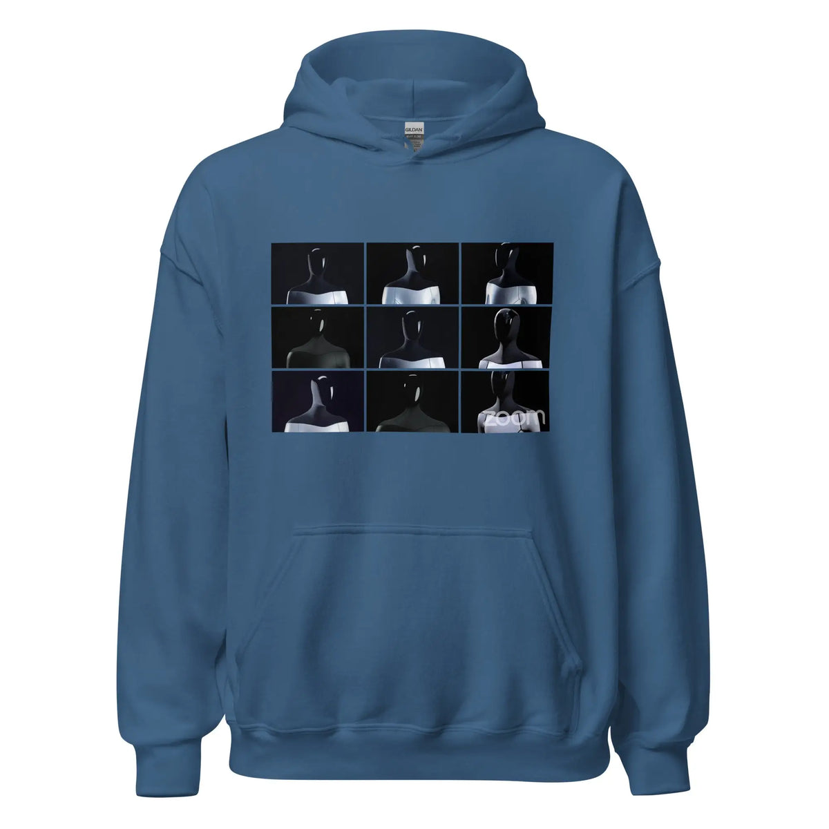 Optimus Zoom Call Hoodie (unisex) - Indigo Blue / M