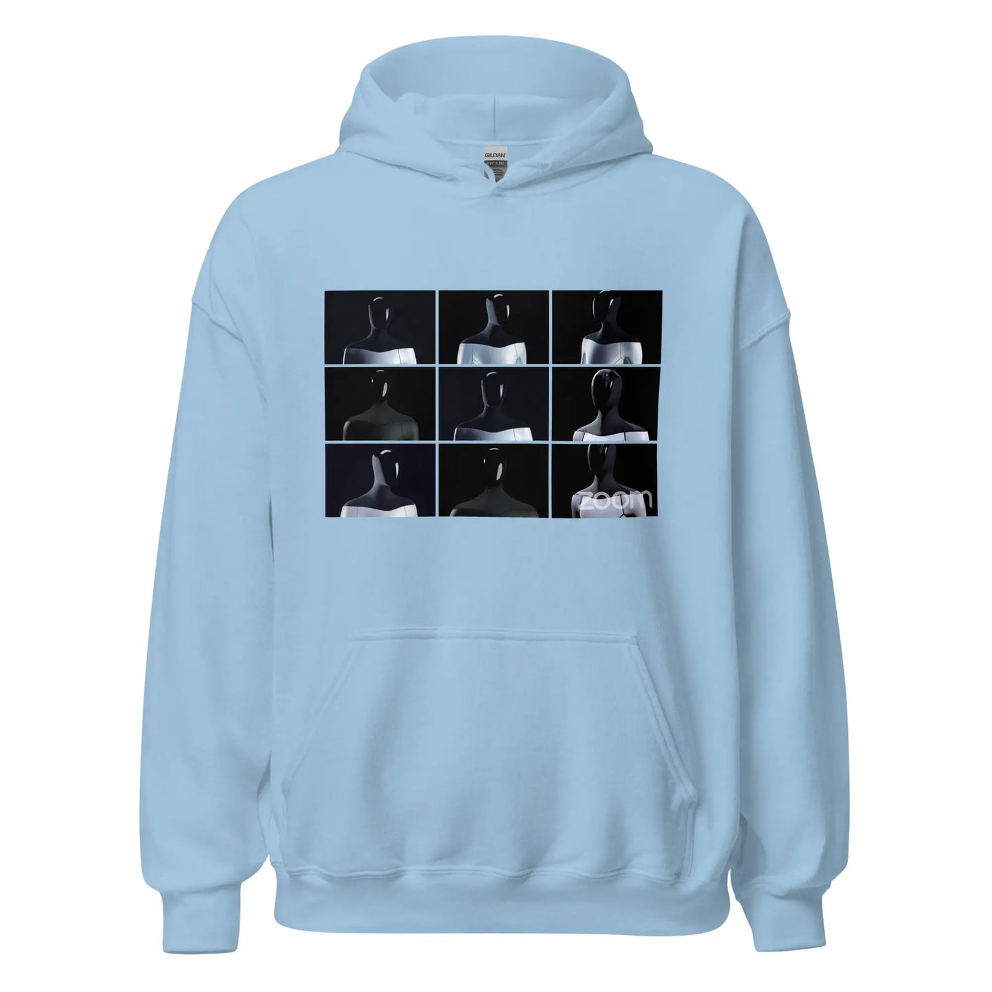 Optimus Zoom Call Hoodie (unisex) - Light Blue / M