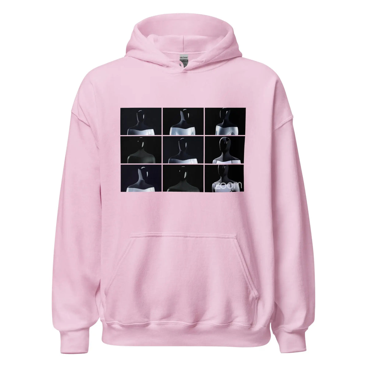 Optimus Zoom Call Hoodie (unisex) - Light Pink / M