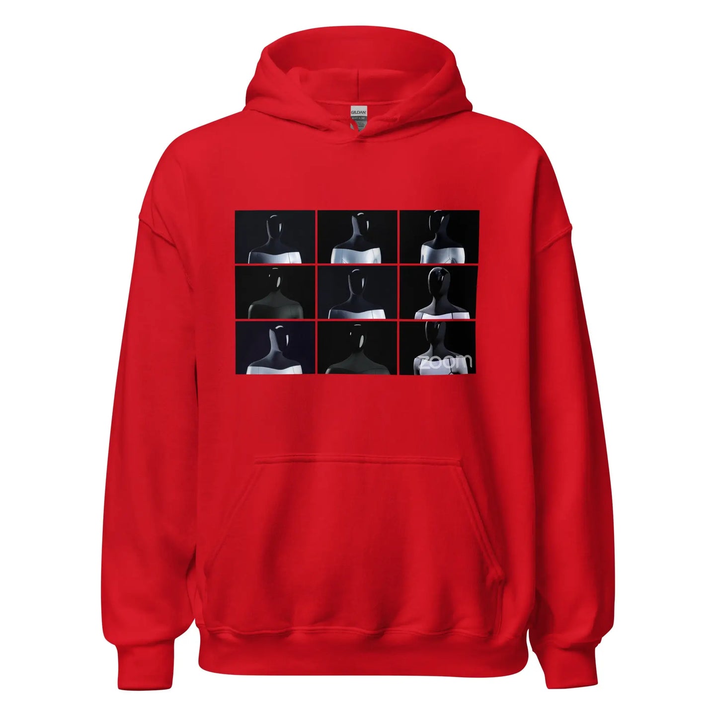 Optimus Zoom Call Hoodie (unisex) - Red / M