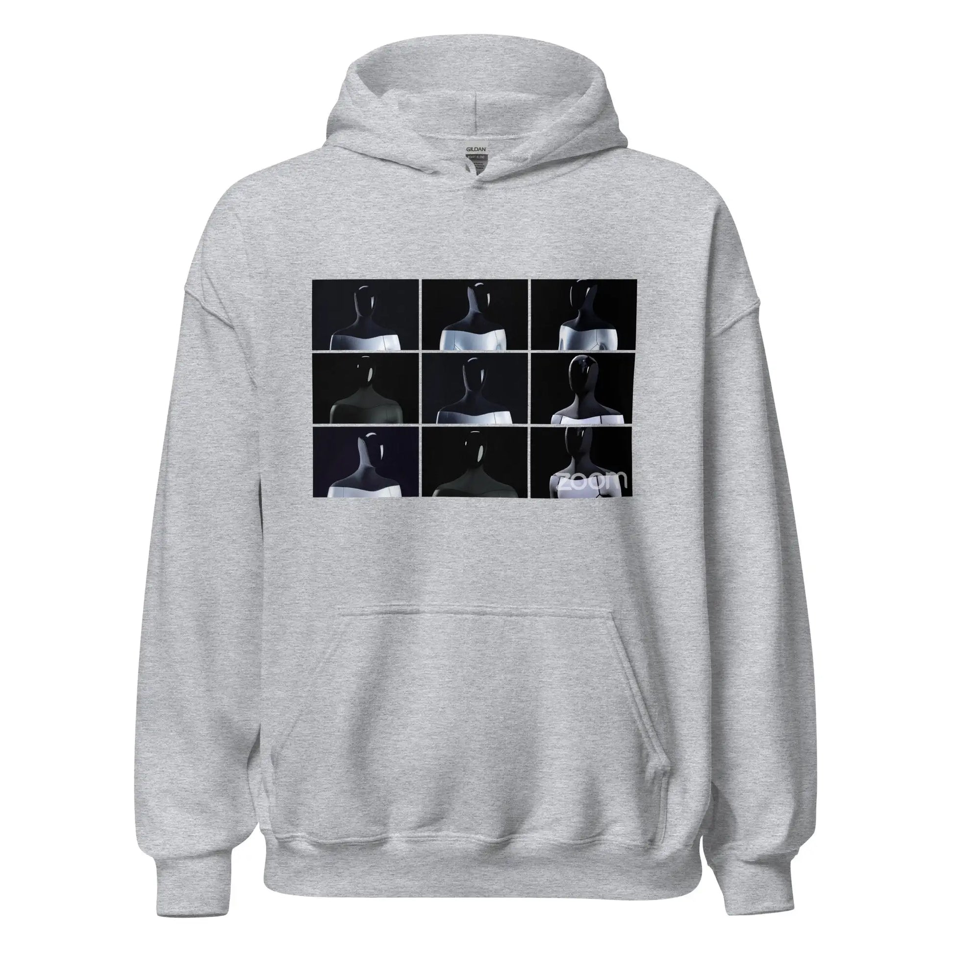 Optimus Zoom Call Hoodie (unisex) - Sport Grey / M