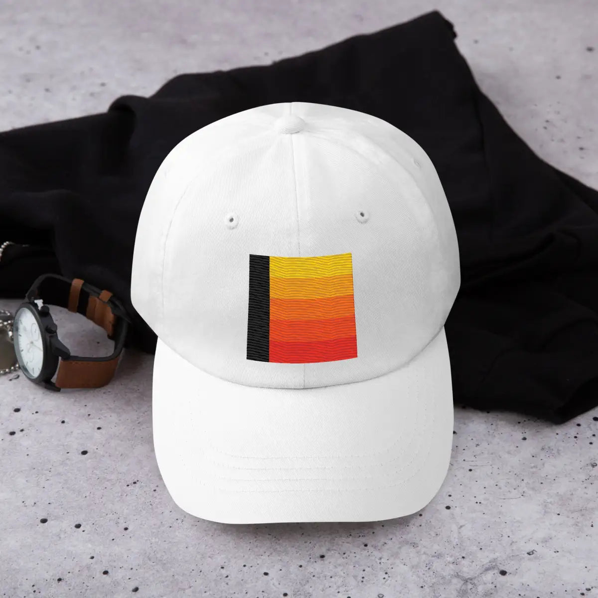 Orange Gradient AI Cap