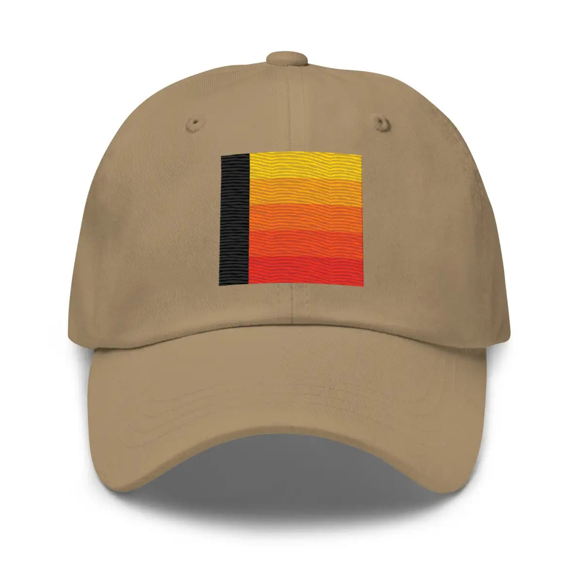 Orange Gradient AI Cap - Khaki