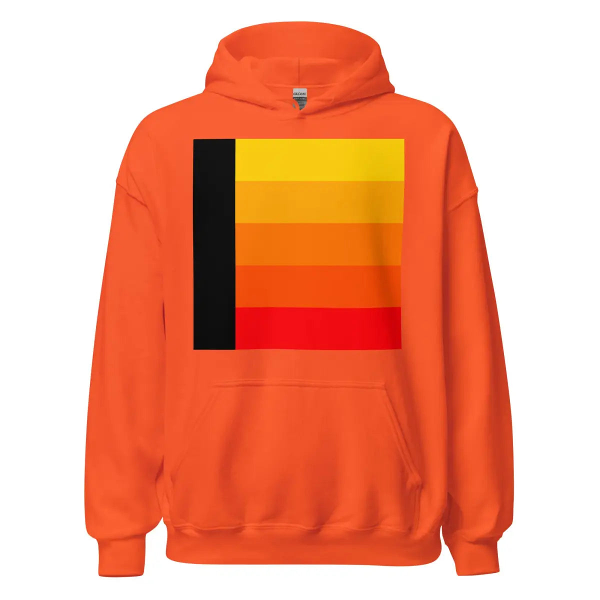 Orange Gradient AI Hoodie 3 (unisex) - Orange / S