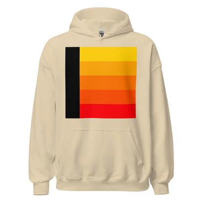 Orange Gradient AI Hoodie 3 (unisex) - Sand / S