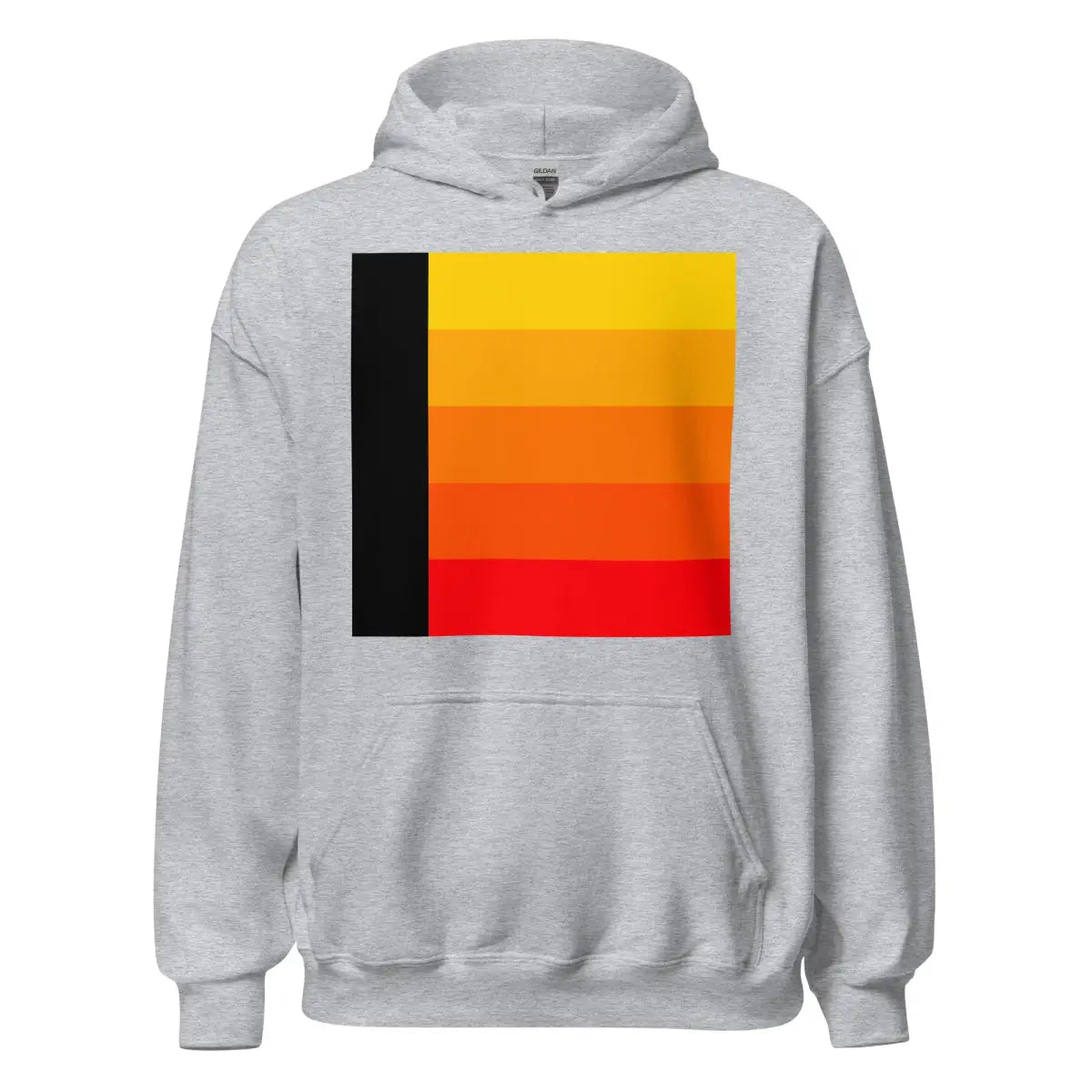 Orange Gradient AI Hoodie 3 (unisex) - Sport Grey / S