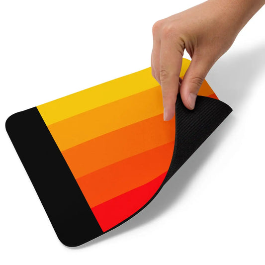 Orange Gradient AI Mouse Pad