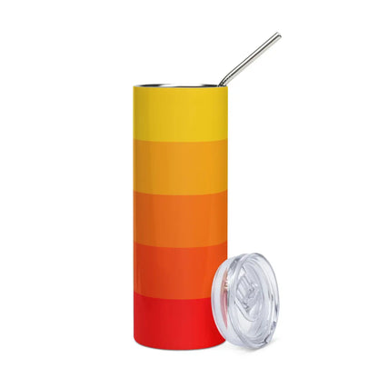 Orange Gradient AI Stainless Steel Tumbler