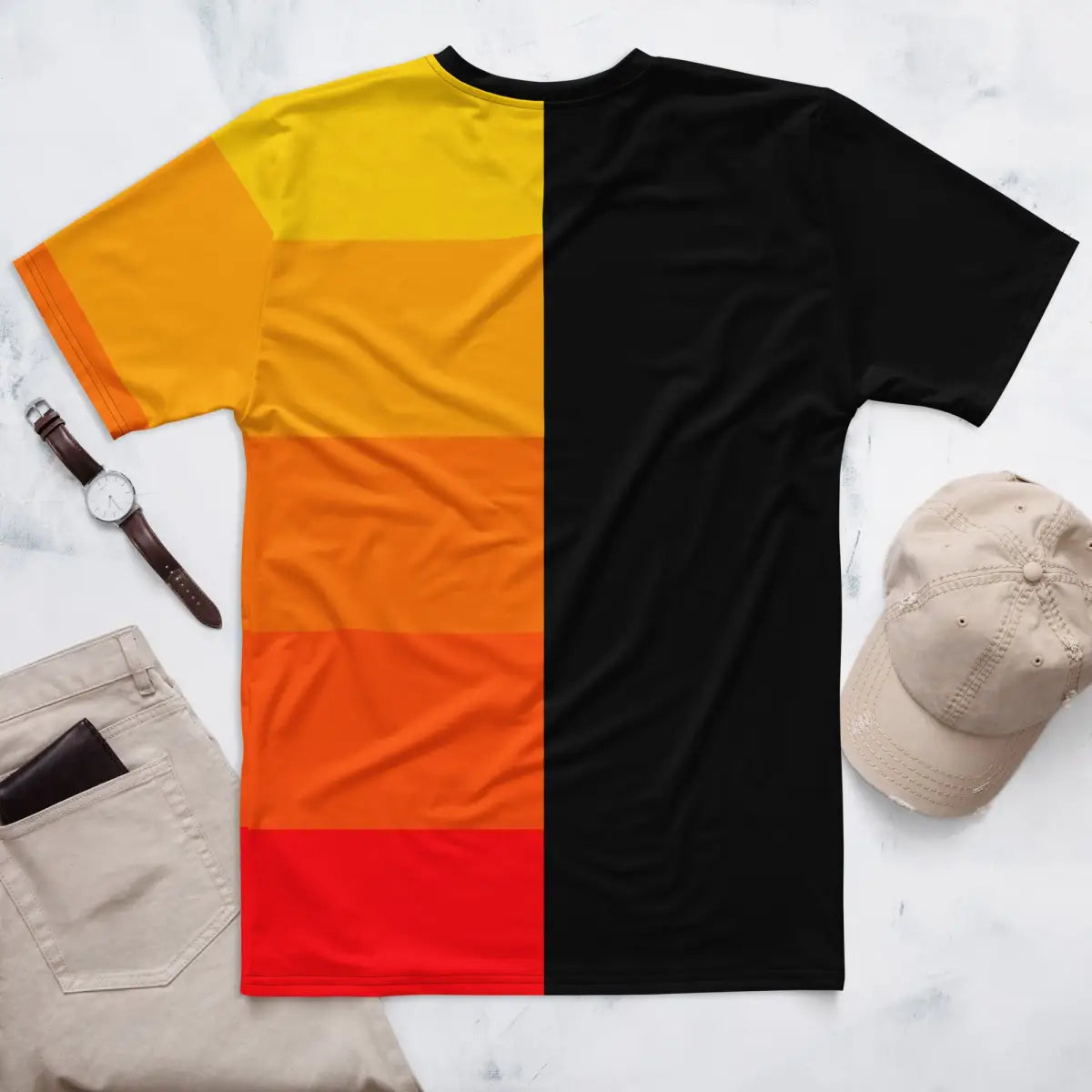 Orange Gradient AI T-Shirt (men)