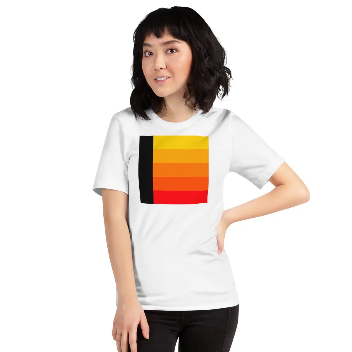 Orange Gradient AI T-Shirt (unisex)