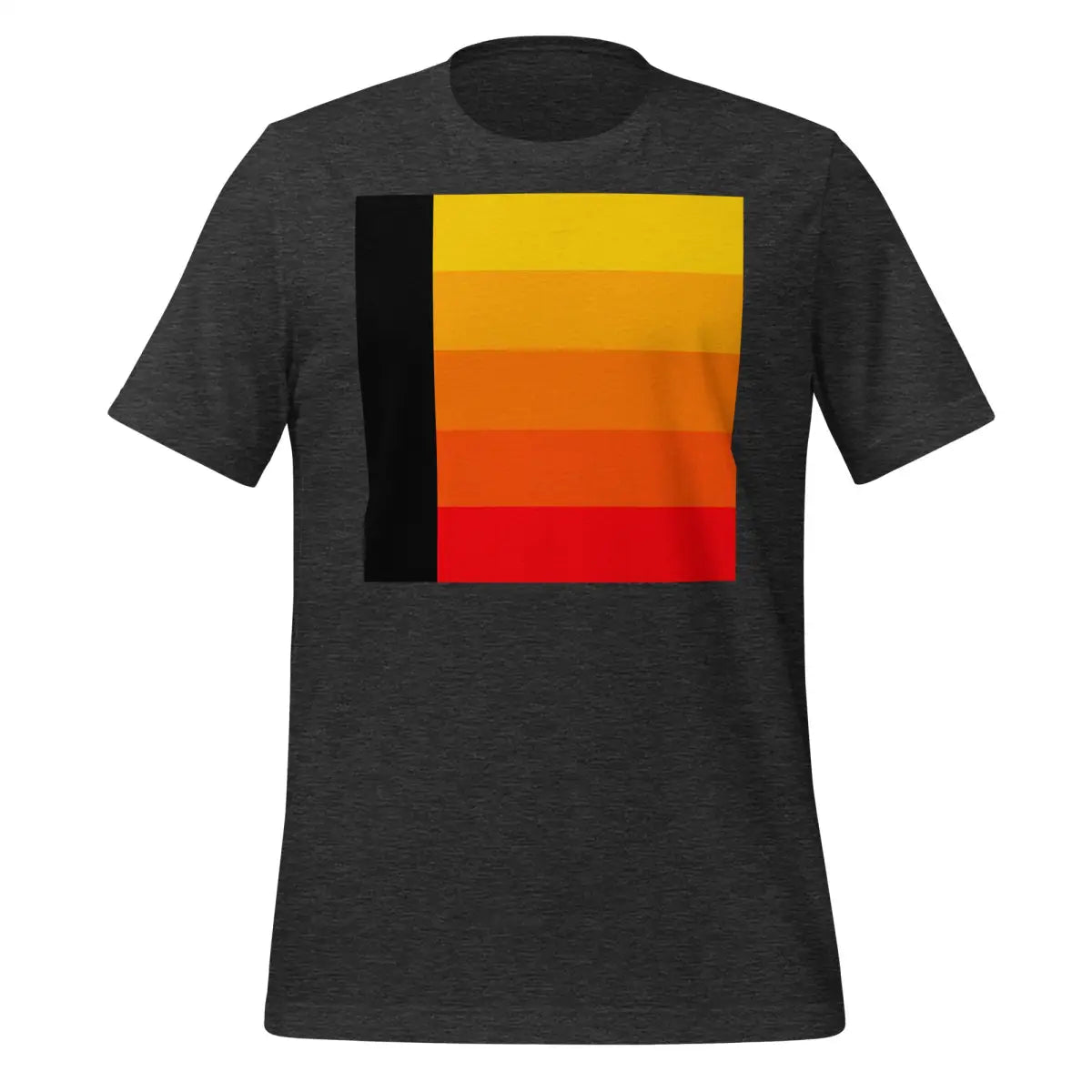 Orange Gradient AI T-Shirt (unisex) - Dark Grey Heather / XS