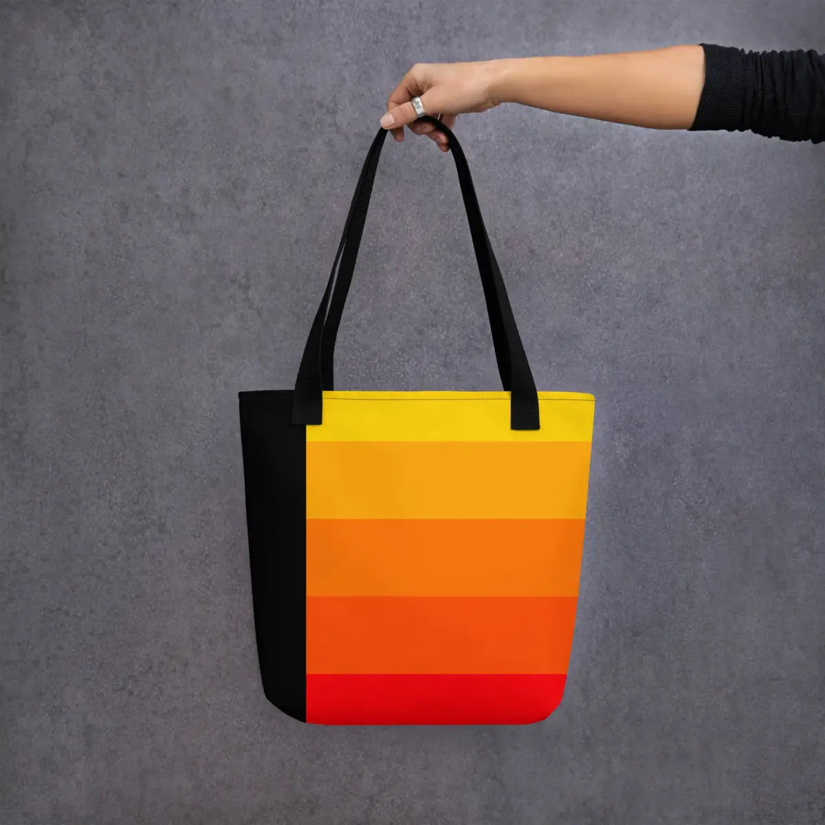 Orange Gradient AI Tote Bag