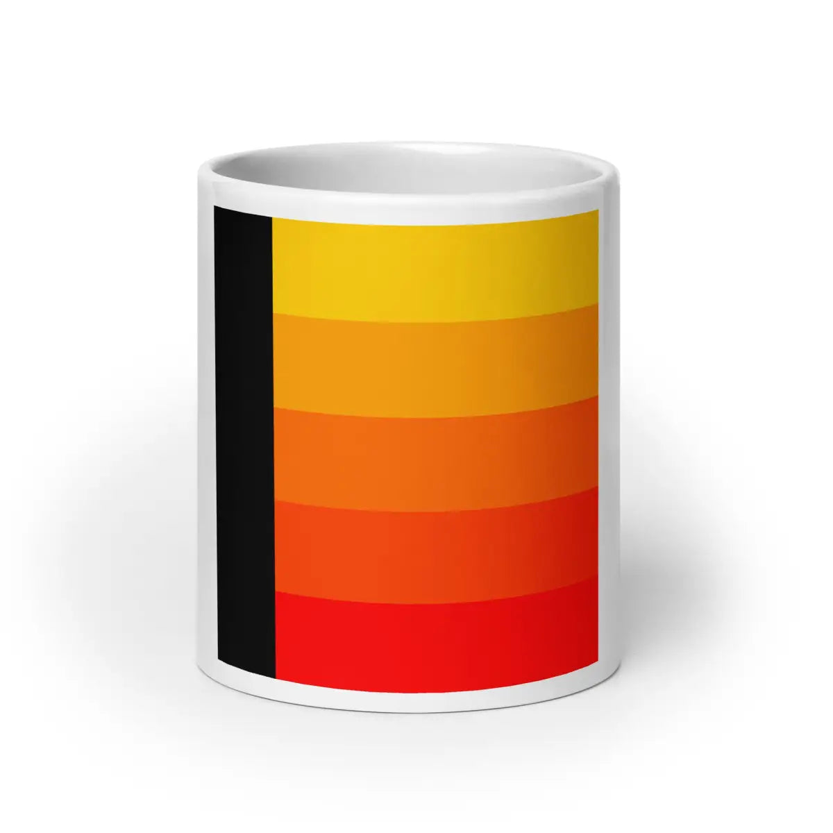 Orange Gradient AI White Glossy Mug - 20 oz