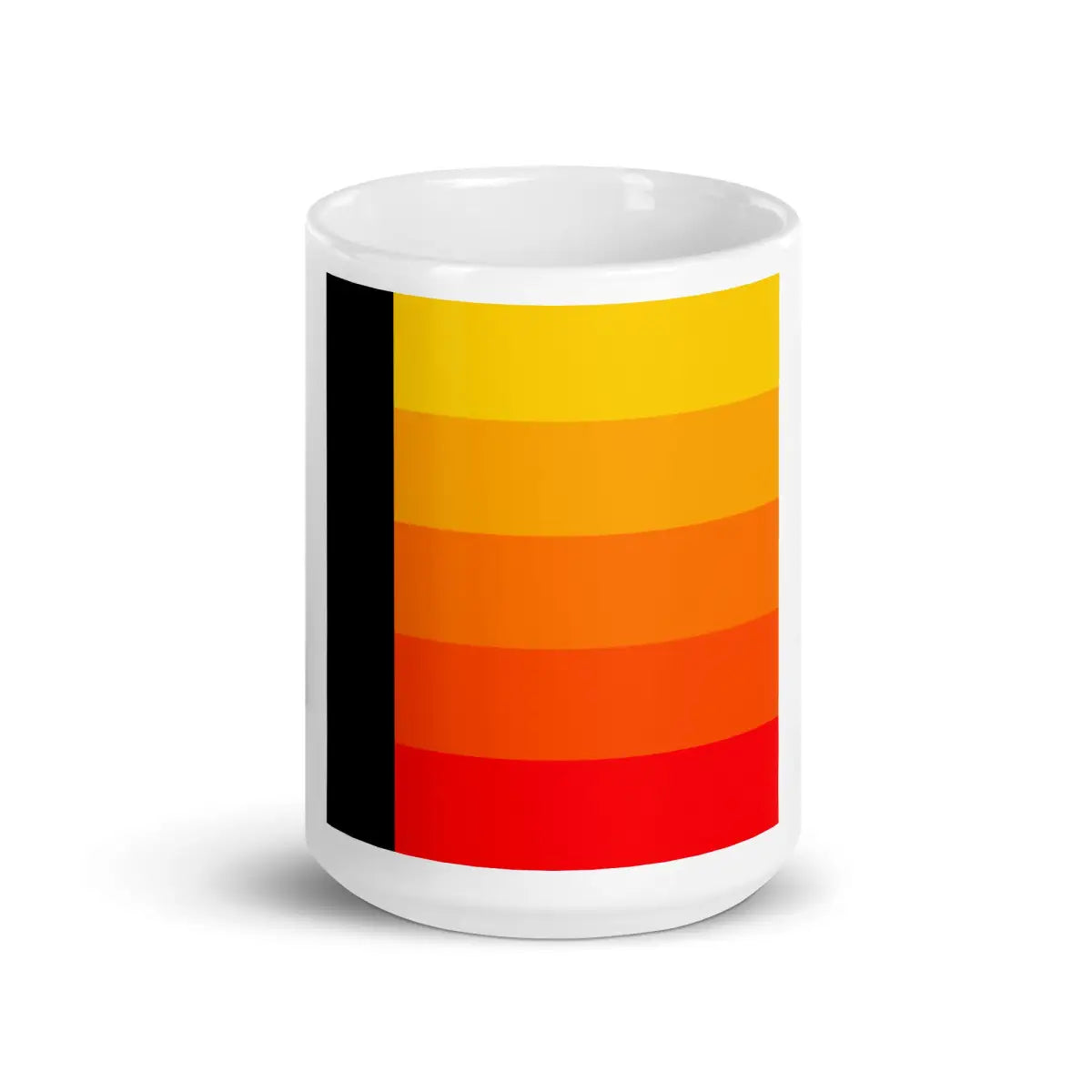 Orange Gradient AI White Glossy Mug - 15 oz