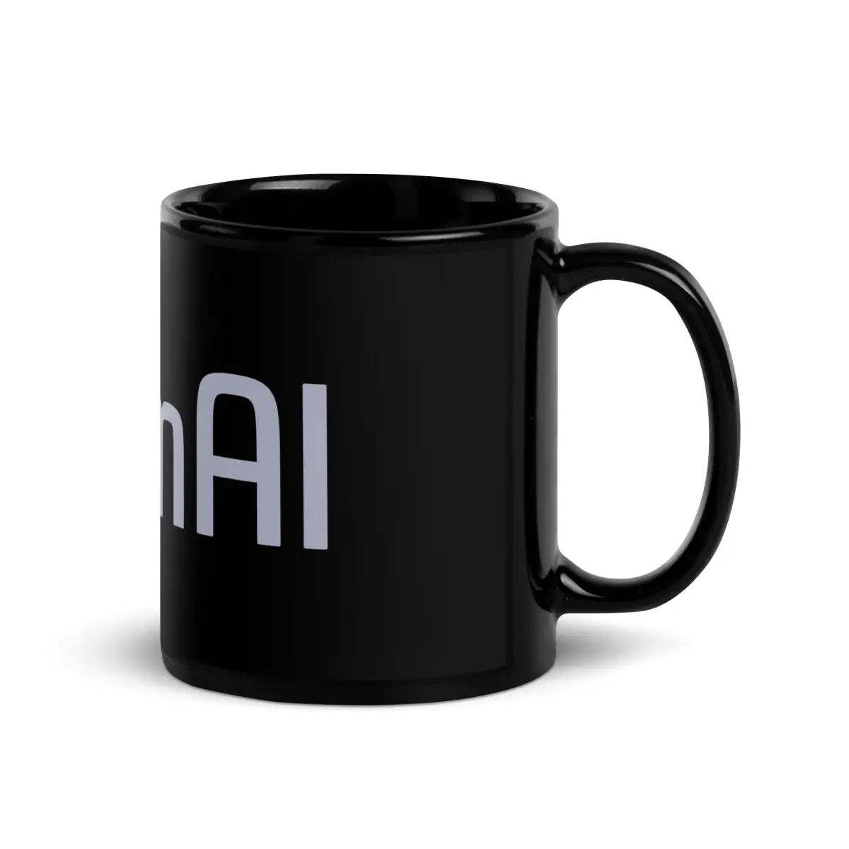 Original 2015-2017 OpenAI Logo Black Glossy Mug