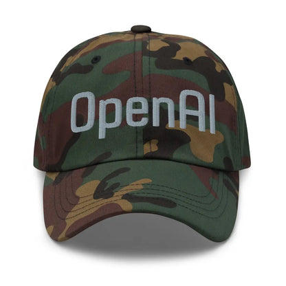 Original 2015-2017 OpenAI Logo Cap - Green Camo