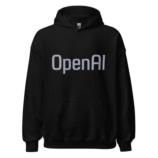 The Original 2015-2017 Openai Logo Hoodie (unisex) Black / m.