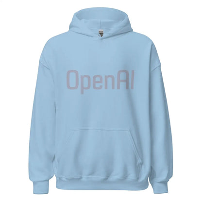 Original 2015-2017 OpenAI Logo Hoodie (unisex) - Light Blue / M