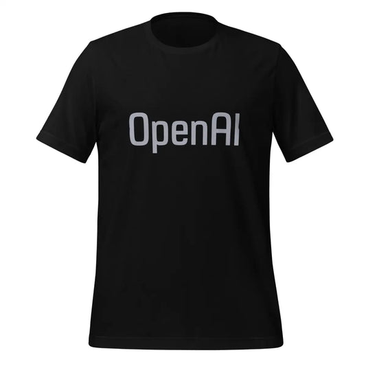 Original 2015-2017 OpenAI Logo T-Shirt (unisex) - Black / M