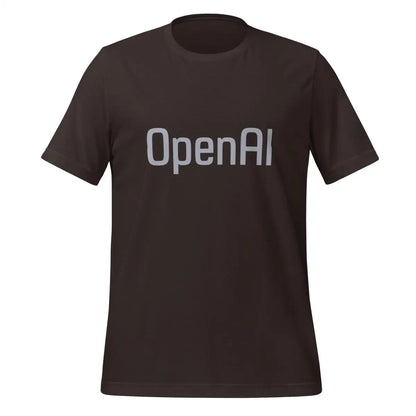 Original OpenAI Logo T-Shirt (unisex) - Brown / M