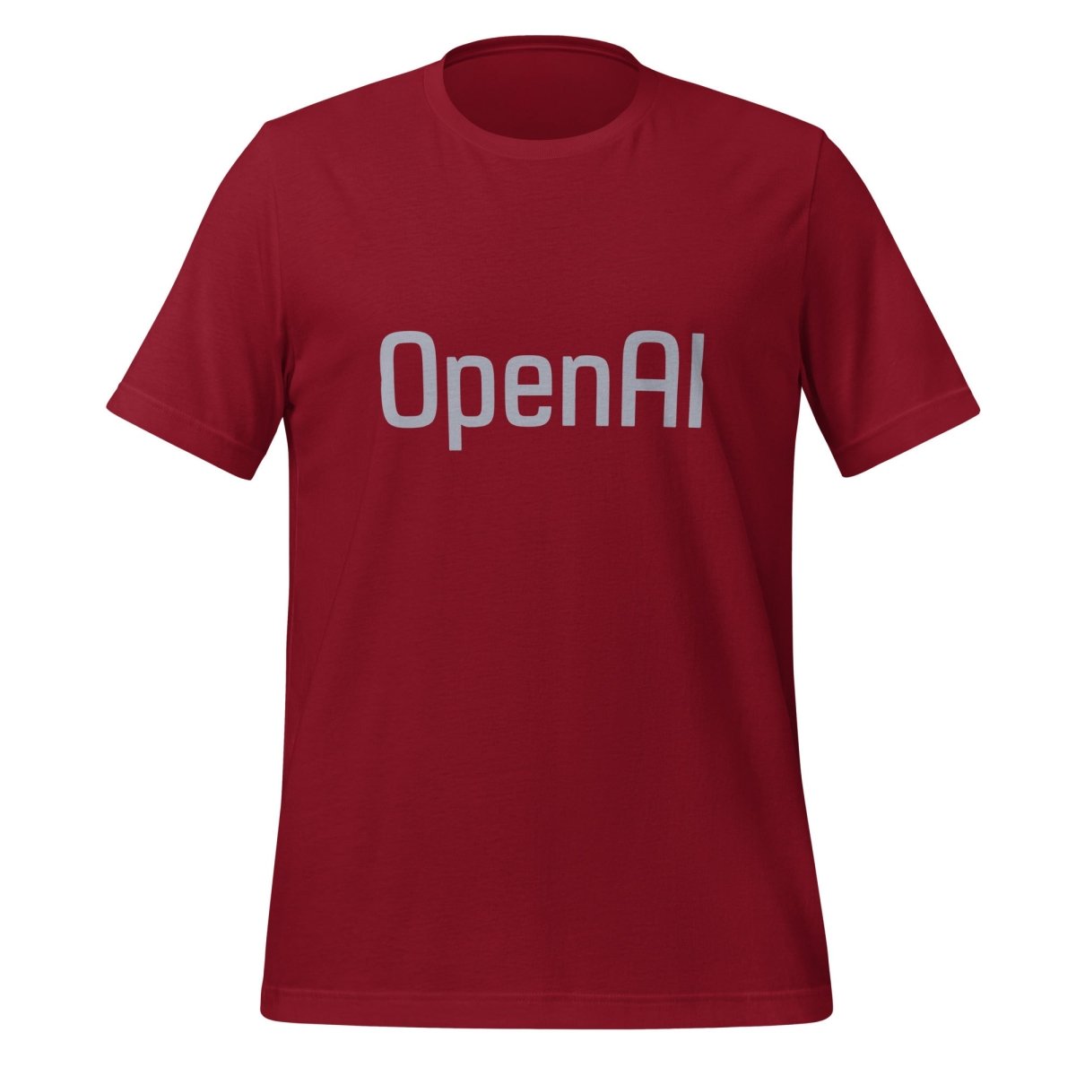 Original OpenAI Logo T-Shirt (unisex) - Cardinal - AI Store