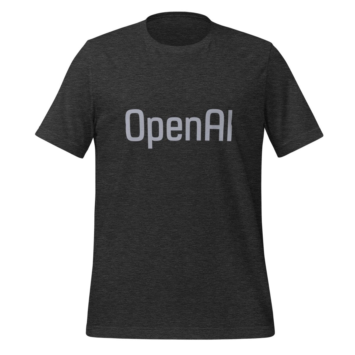 Original OpenAI Logo T-Shirt (unisex) - Dark Grey Heather - AI Store