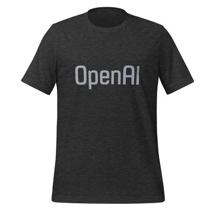 Original OpenAI Logo T-Shirt (unisex) - Dark Grey Heather / M