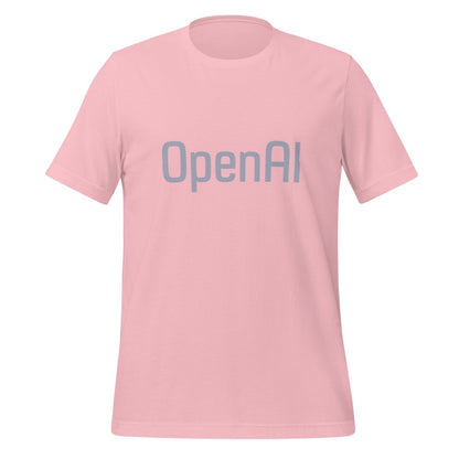 Original OpenAI Logo T-Shirt (unisex) - Pink - AI Store