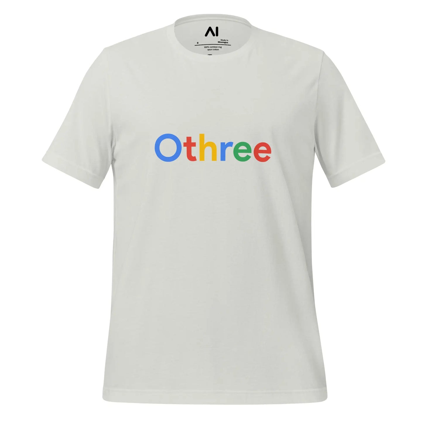 Othree Search Logo T-Shirt (unisex) - Silver / M