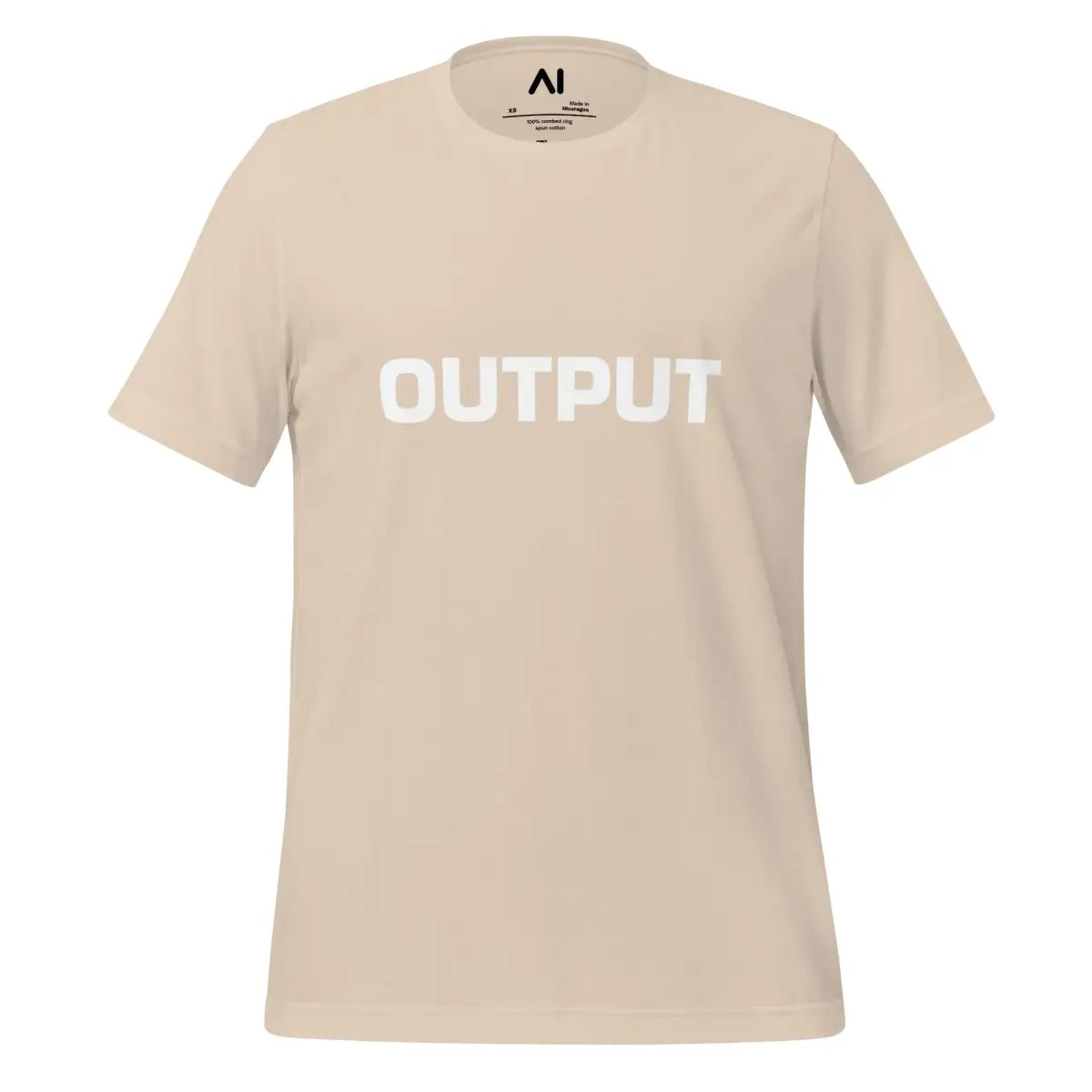 Output T-Shirt (unisex) - Soft Cream / M