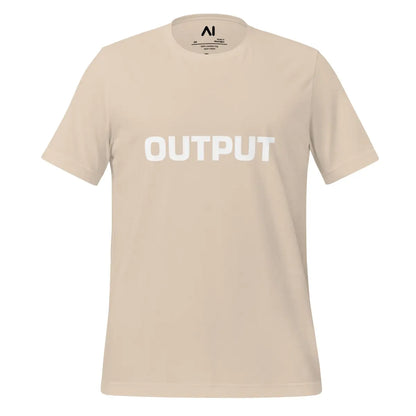 Output T-Shirt (unisex) - Soft Cream / M