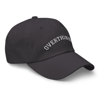 OVERTHINKER Embroidered Cap - Dark Grey - AI Store