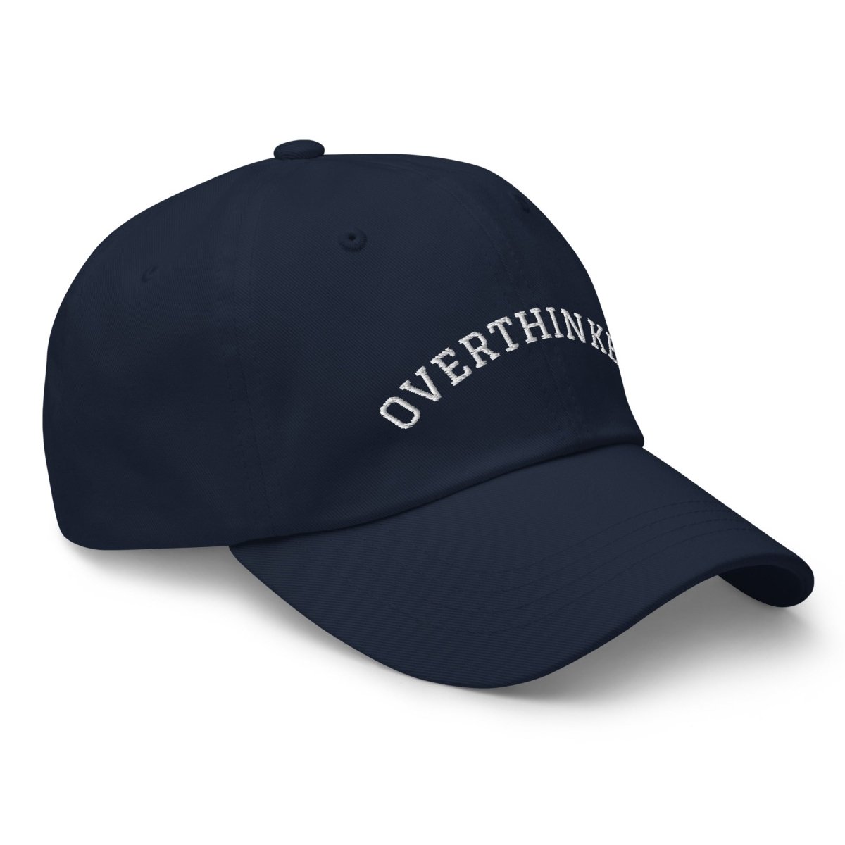 OVERTHINKER Embroidered Cap - Navy - AI Store