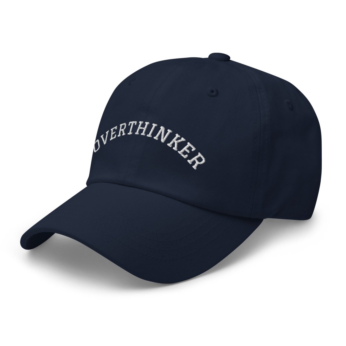 OVERTHINKER Embroidered Cap - Navy - AI Store