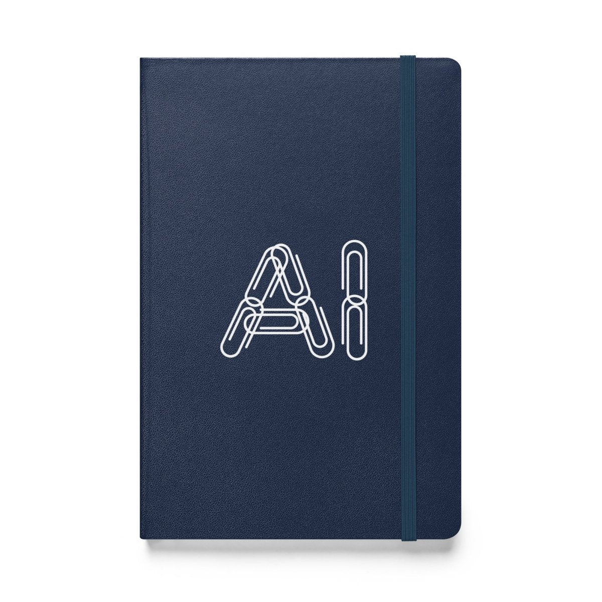 Paper Clips AI Hardcover Bound Notebook - Navy - AI Store