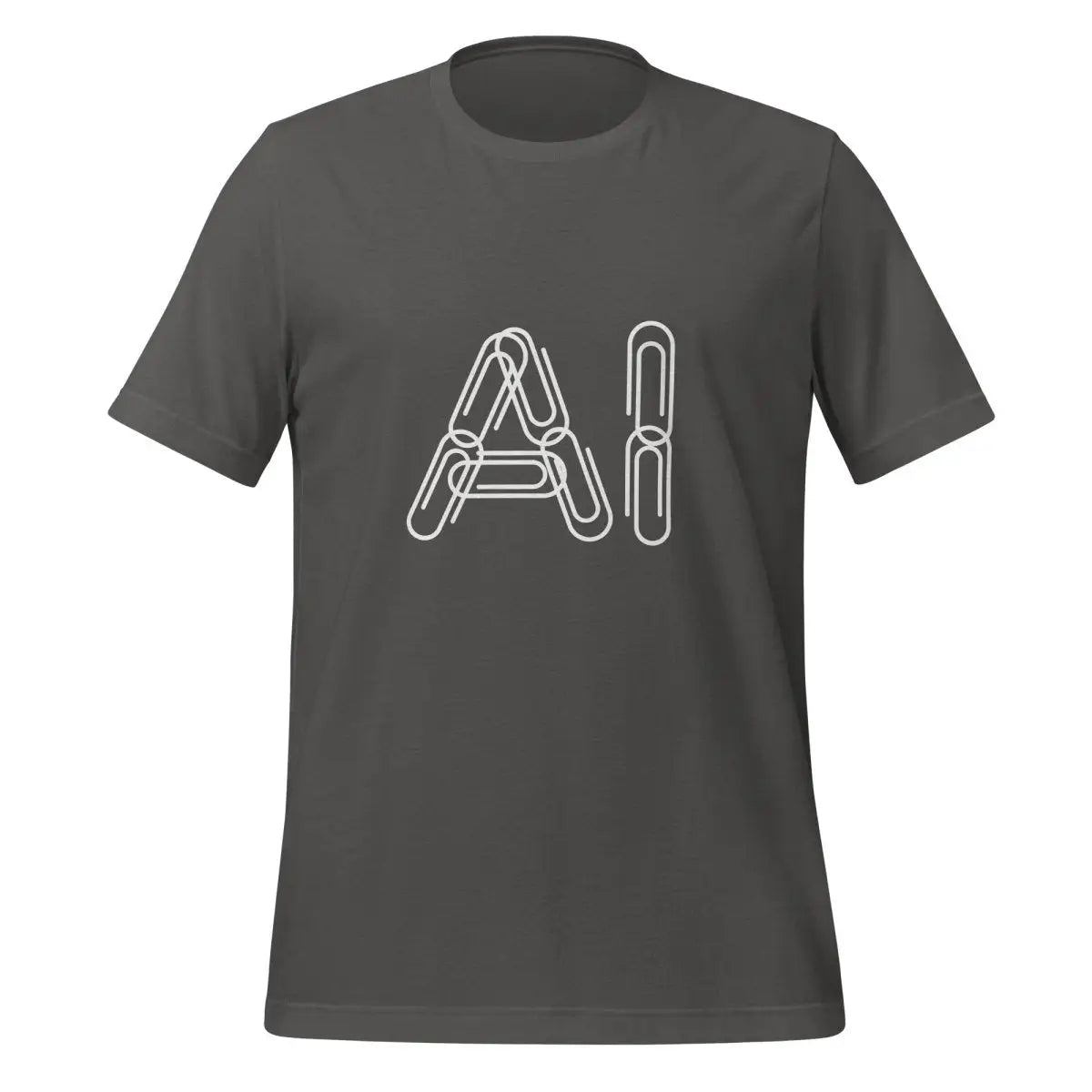 Paper Clips AI T-Shirt (unisex) - Asphalt / M