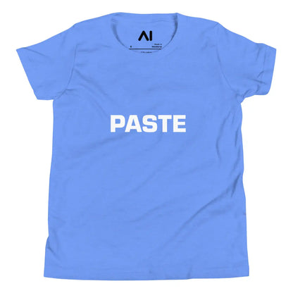 Paste (Youth) T-Shirt (children) - Heather Columbia Blue / M