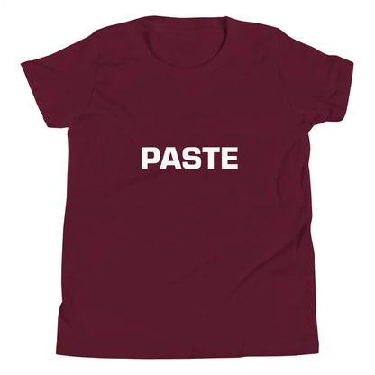 Paste (Youth) T-Shirt (children) - Maroon / M