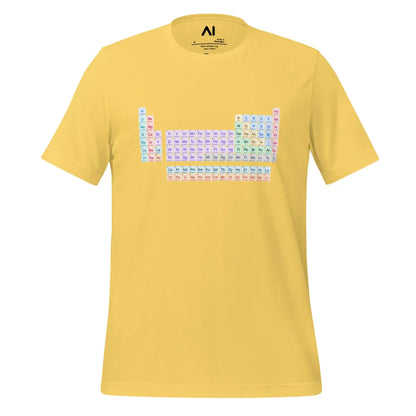 Periodic Table T-Shirt (unisex) - Yellow / M