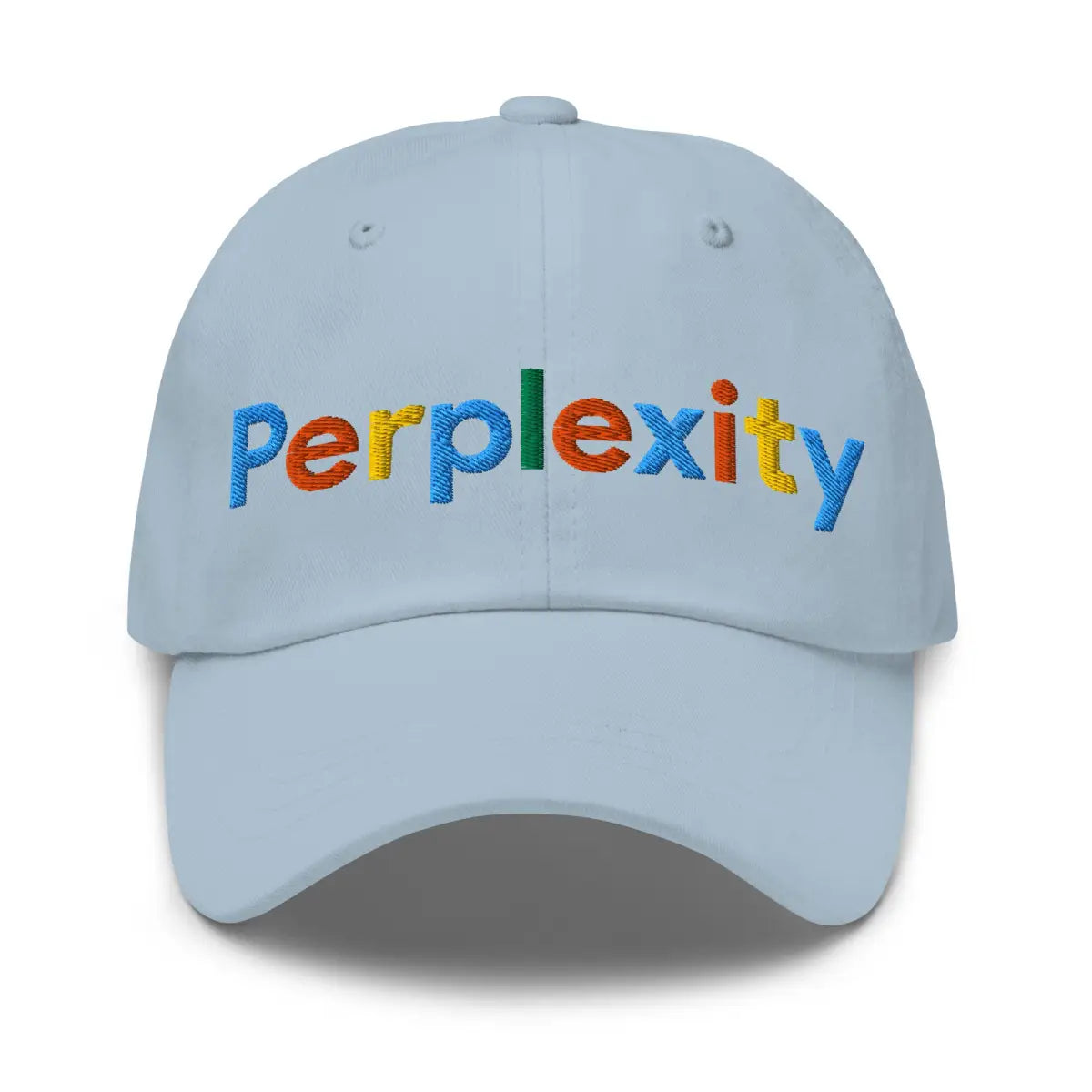 Perplexity Search Logo Cap 2 - Light Blue