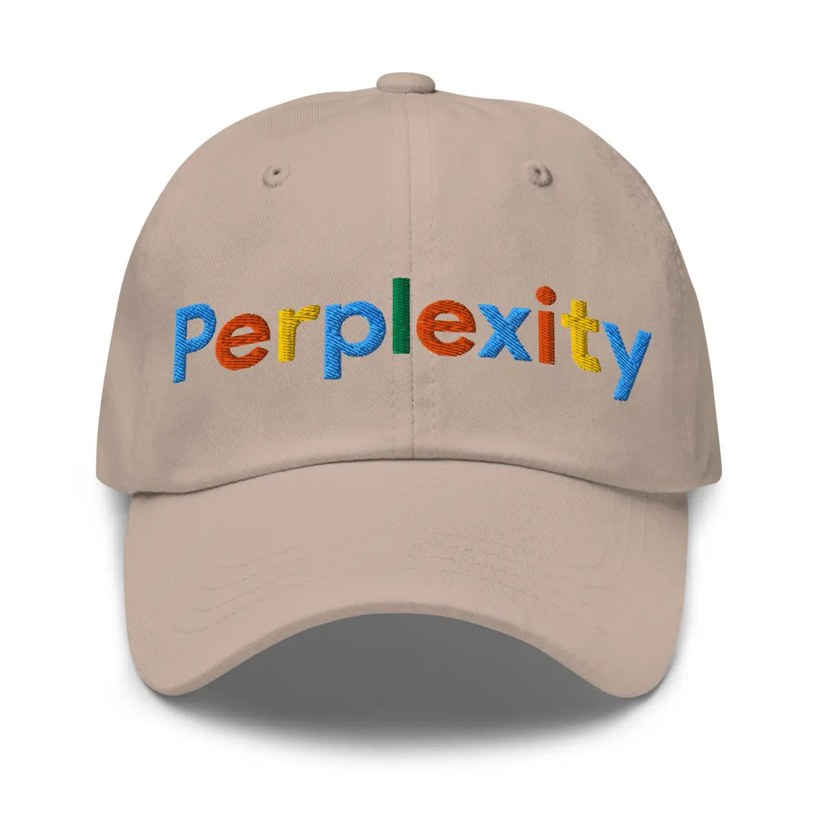 Perplexity Search Logo Cap 2 - Stone