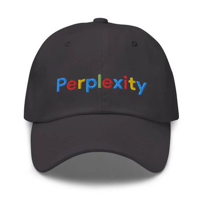 Perplexity Search Logo Cap - Dark Grey