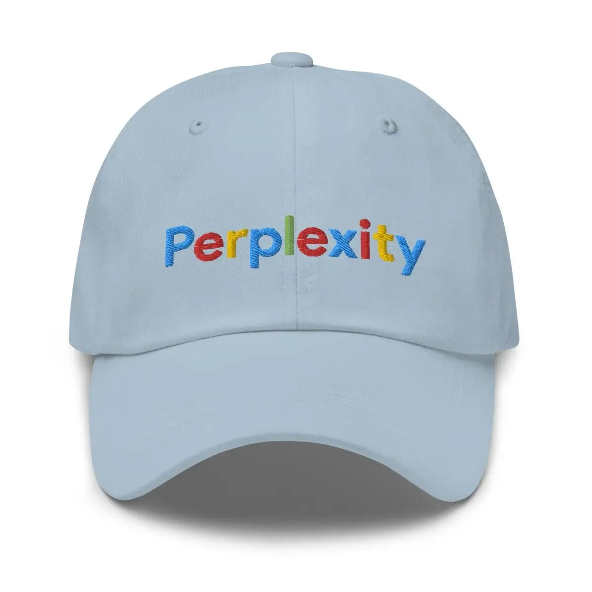 Perplexity Search Logo Cap - Light Blue